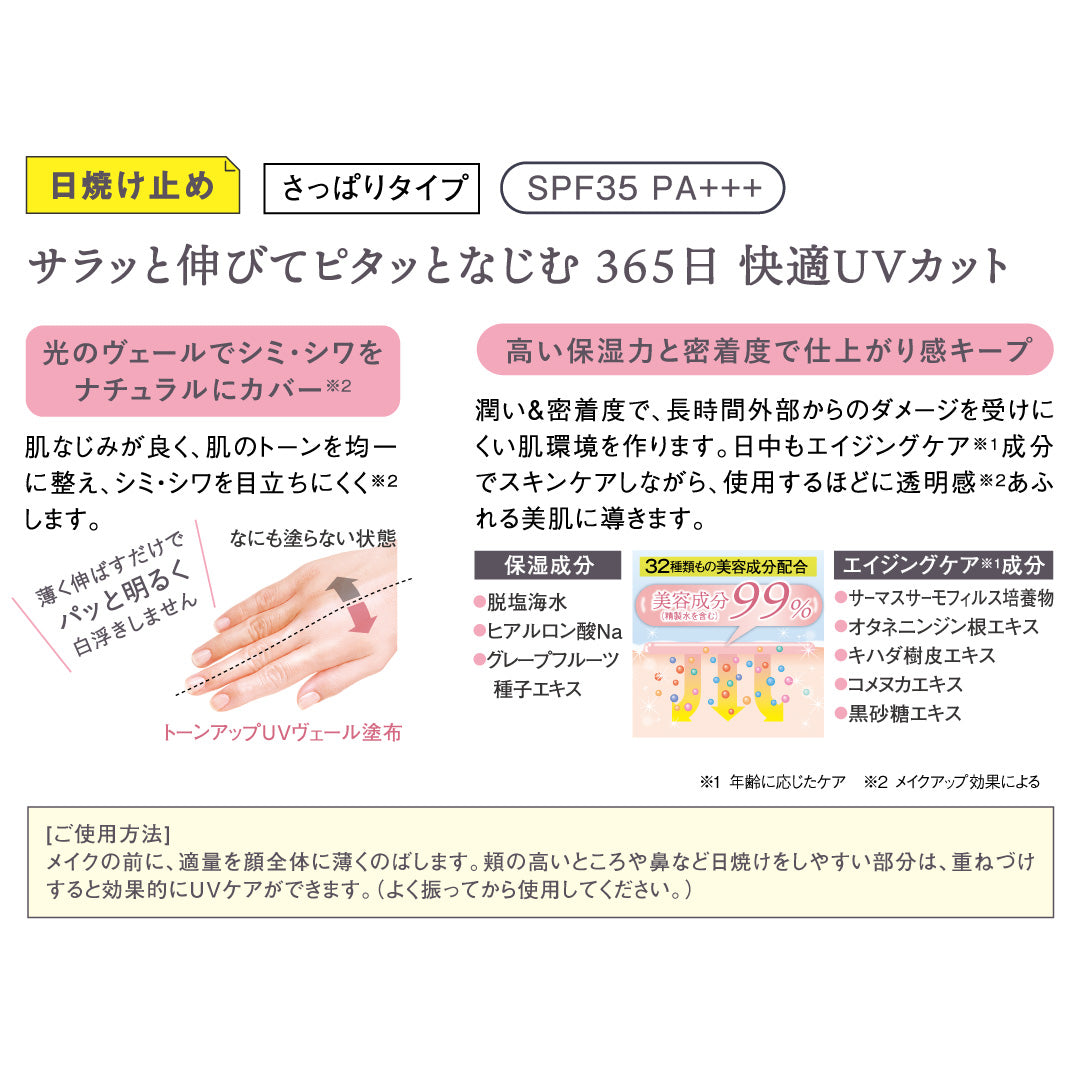 トーンアップUVヴェール